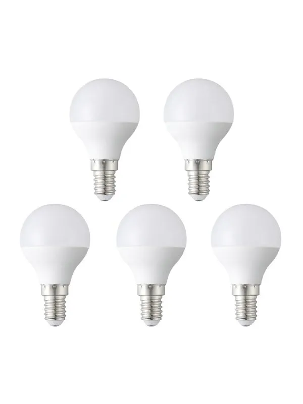 EGLO LED-glödlampa P45 OPAL 2700K 470LM 5 ST E14