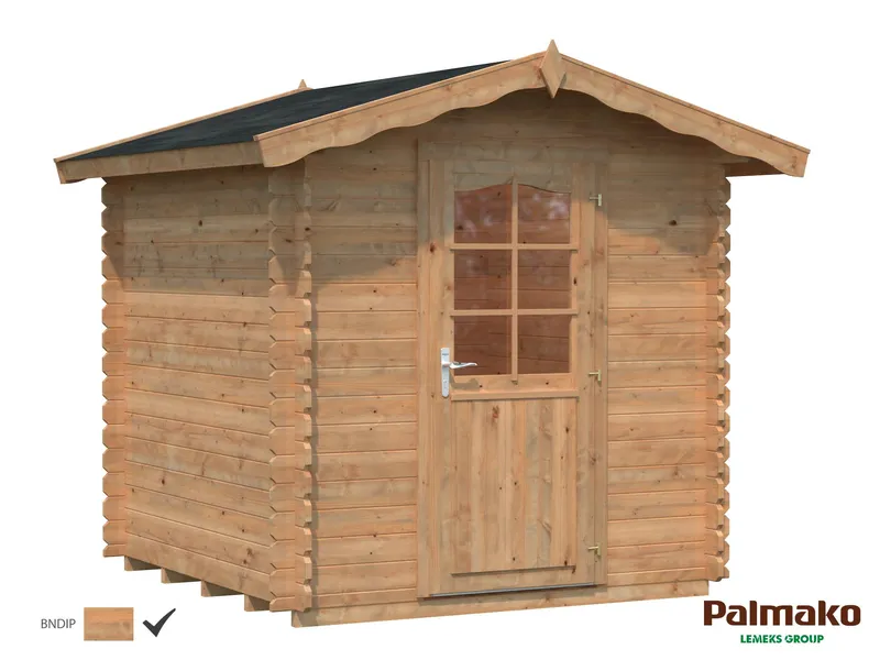 Palmako Vivian Stuga 4 m²/inv. 3,8 m², brun impregnerad