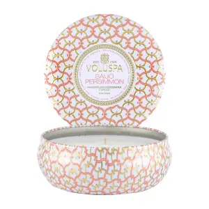 Voluspa 3-Wick Tin Candle Saijo Persimmon - 340 g