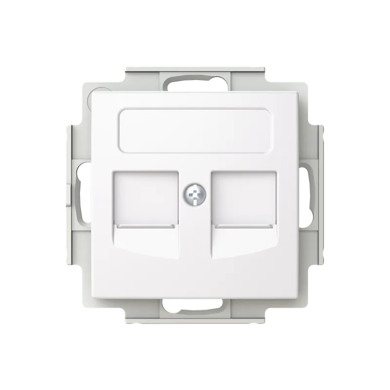 ABB Saga FOT5030-916 Datauttag för två Systimax RJ45-kontakter