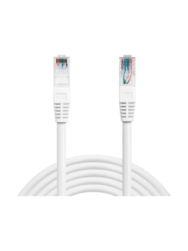 Sandberg Nätverk UTP Cat6 5 m - Vit - 5m