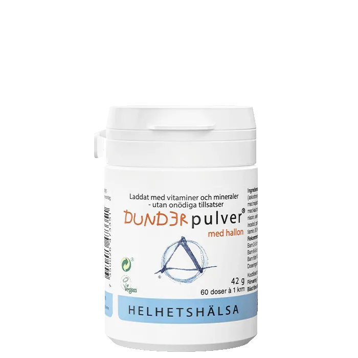 Helhetshälsa Dunderpulver barnvitamin 60 doser á 1 krm