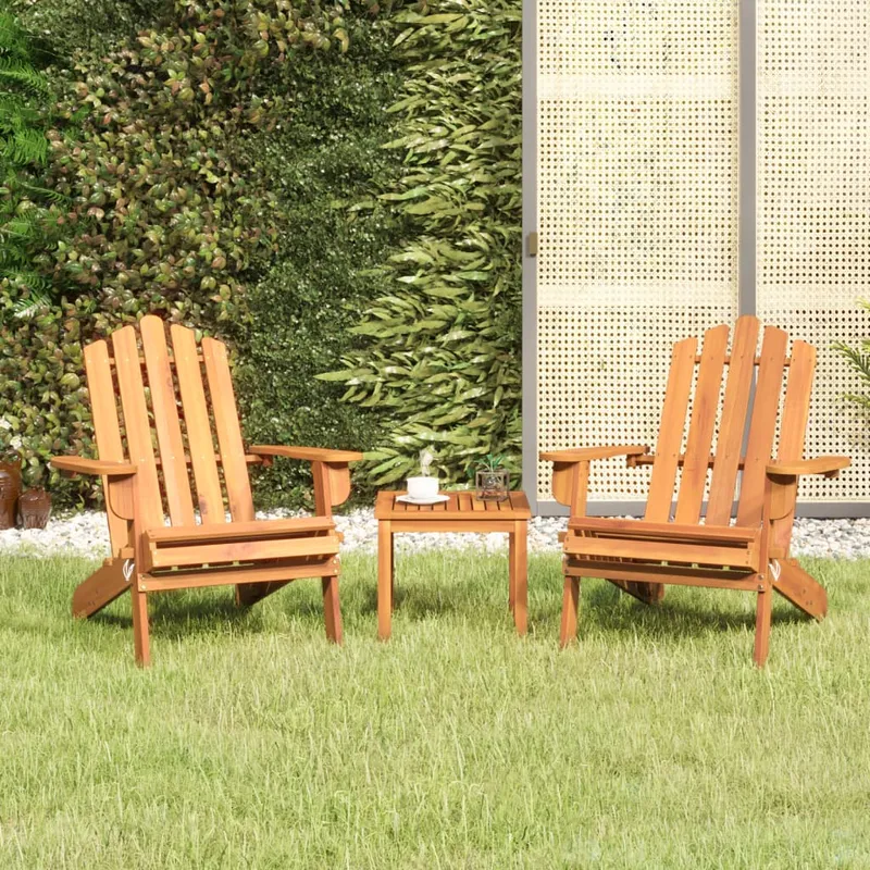 vidaXL Loungegrupp för trädgården 3 delar massivt akaciaträ (#5753)