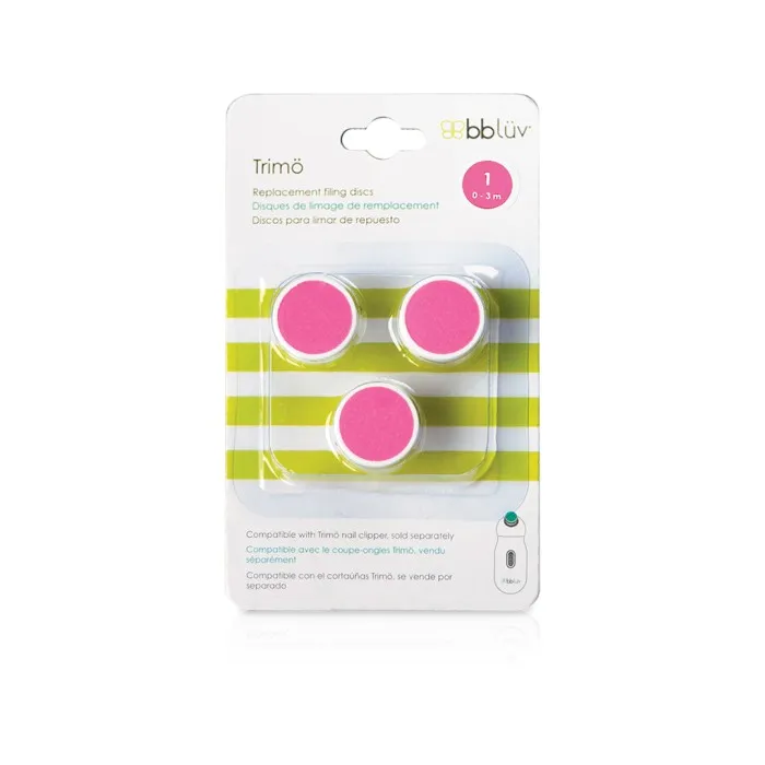 Extra filar till elektrisk nagelfil 3-pack, 0-3 mån