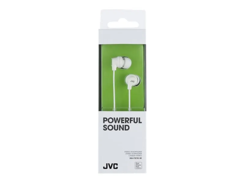 JVC in-ear Gumy hörlurar – Vit