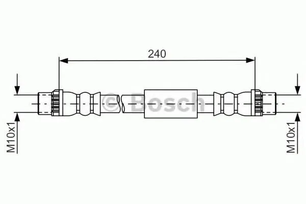 Bromsslang BOSCH 1 987 481 666
