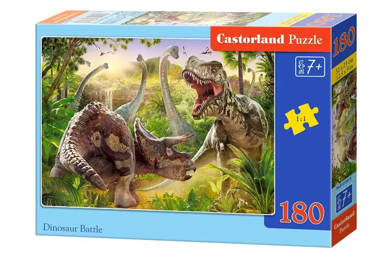 Castorland Pussel - Dinosauriestrid 180 Bitar
