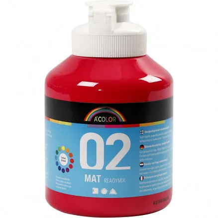 Täckfärg Readymix matt 500 ml röd