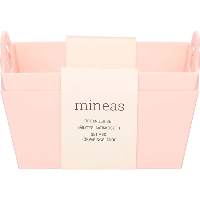 Mineas Organizer Set Small Pink