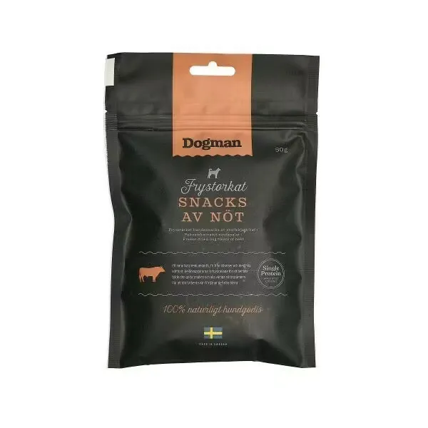 Dogman Hundgodis Frystorkade nötsnacks 50g