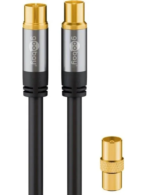 Pro TV antenna cable (135 dB) 4x shielded 10 m