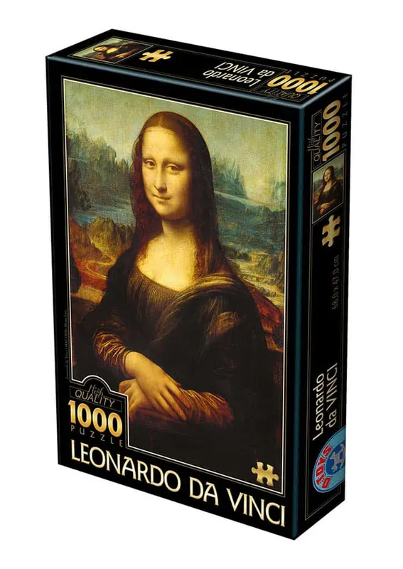 DToys Pussel – Da Vinci: Mona Lisa 1000 bitar