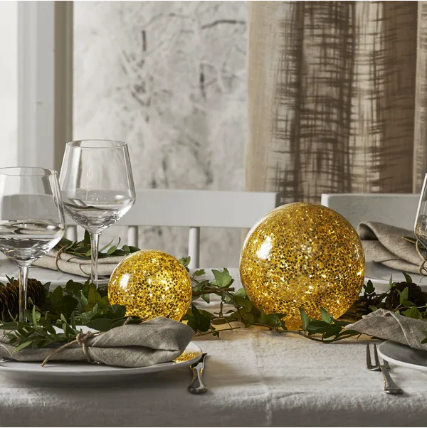 Glasdekoration Star Fall Guld 15×14,7x15cm