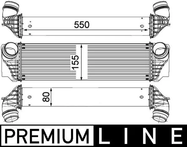 Intercooler MAHLE CI 183 000P