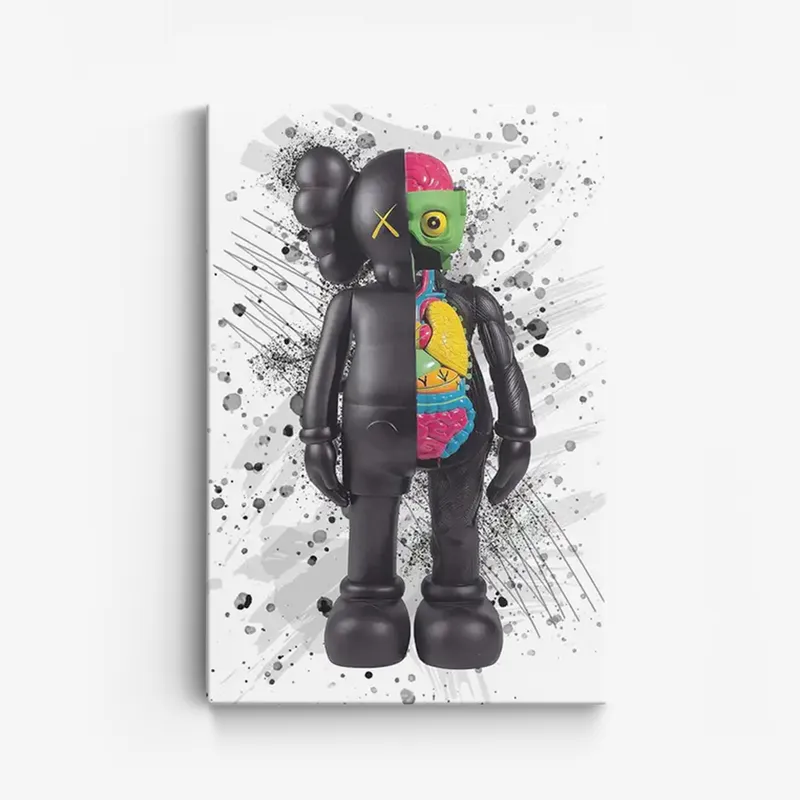 Canvas – KawsHypebeast / Svart älskare