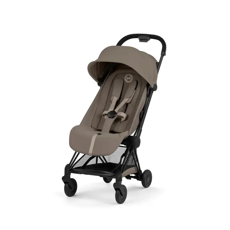 Cybex Coya 2026 Resevagn Matt Black/Coconut Brown