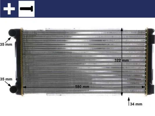 MAHLE CR 1109 000S Kylare