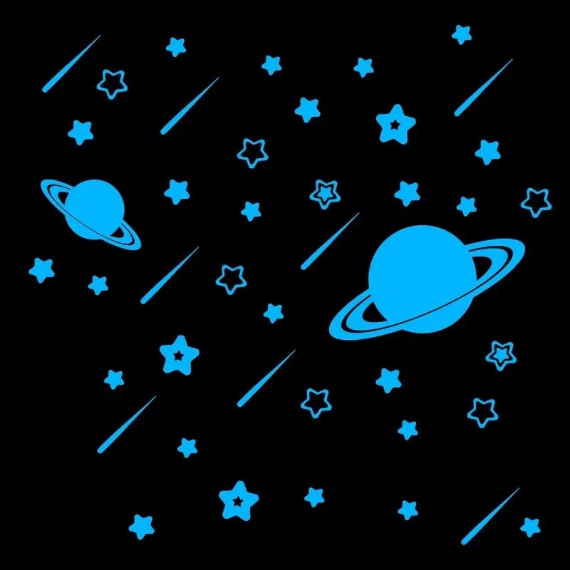Väggdekal – Meteor / Självlysande