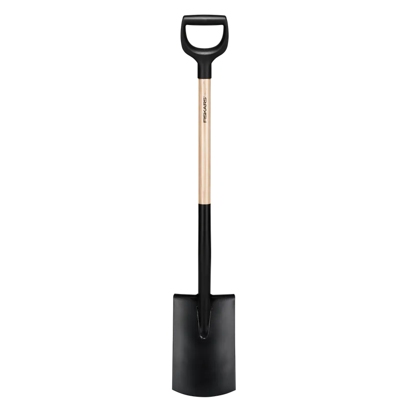 Fiskars Solid 1066722 Spade halvrund, trä