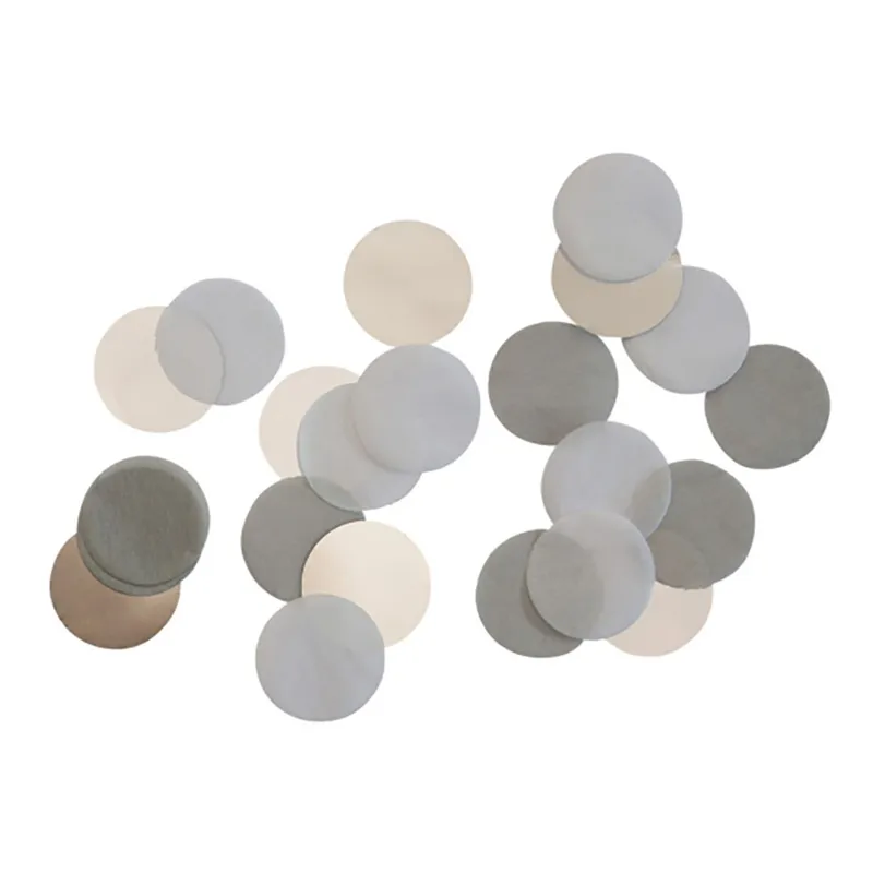 Bordskonfetti Rund Silver/Vit - 15 g