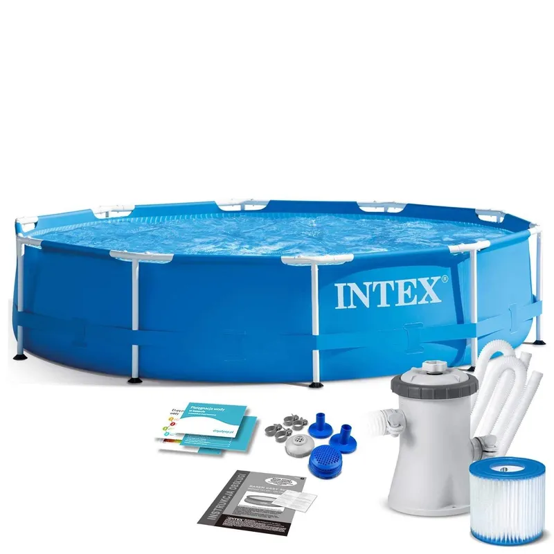 Ram trädgårdspool 305 x 76 cm 9in1 INTEX 28202GN