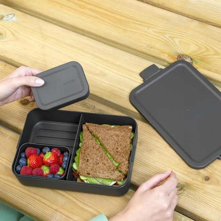 Brabantia Make & Take bento matlåda stor 2 L Mörkgrå