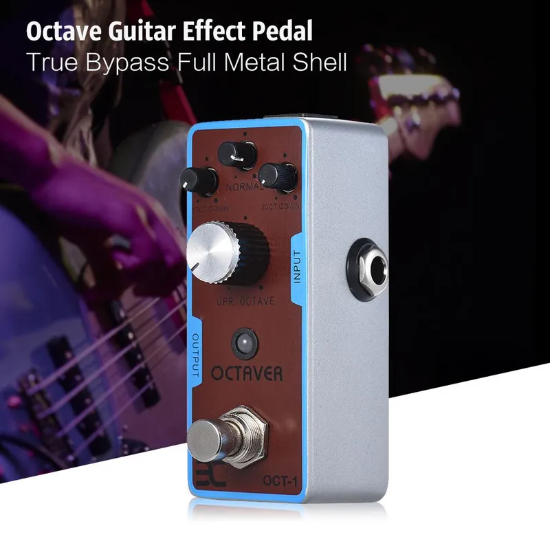 ENO EX OCT-1 OCTAVE Mini Octave Gitarreffektpedal True Bypass Full Metal Shell