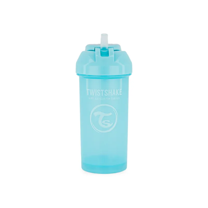Twistshake Straw Cup 6+m Pastel Blue 360 ml