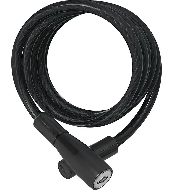 Abus Spirallås - 3506K - 180 cm - Svart