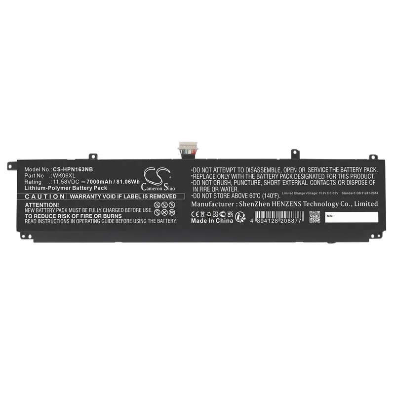 Batteri till HP OMEN 16-K0010NA-modell