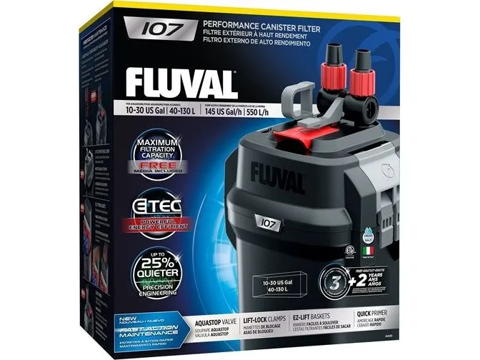 FLUVAL 107, 550 ltr./t. 10 watt. 40-130 L.