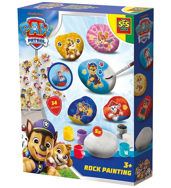 SES Creative Paw Patrol Pysselset Stenmålning