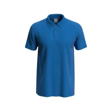 Stedman Polo Men Royalblå bomull Large Herr