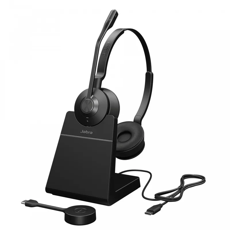 Jabra Engage 55 Stereo – Headset – på örat – DECT – trådlös – Optimerad för UC