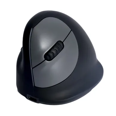 R-go Tools He Vertical Break Medium Left Bluetooth Mus Svart