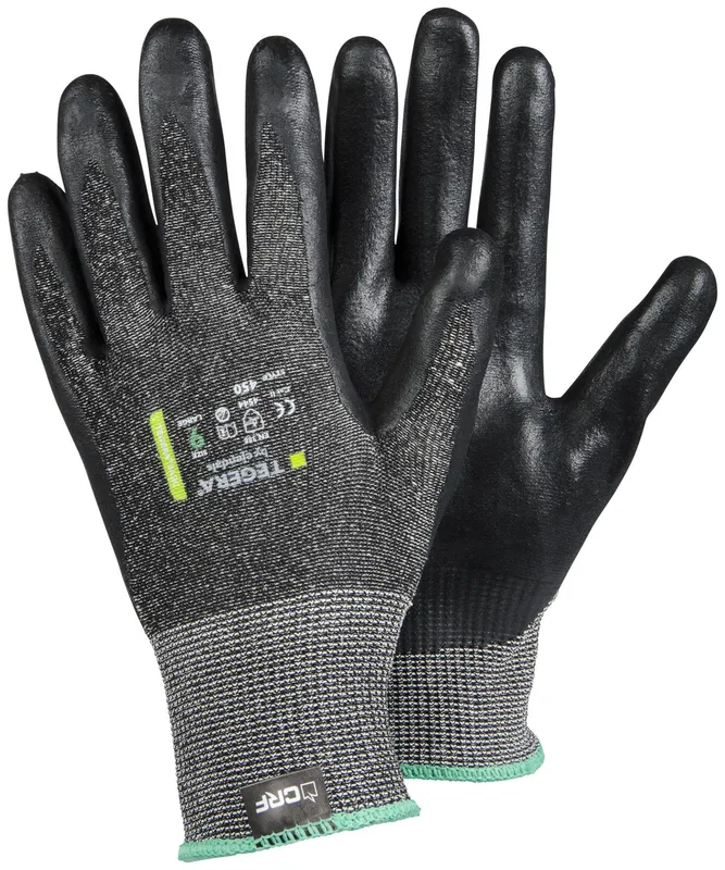 Tegera 450 Skärskyddshandske polyester, nylon 10