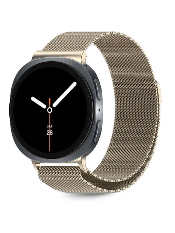 Tech-Protect Stainless Strap for Samsung Galaxy Watch 40 / 44 / 46 mm – Gold