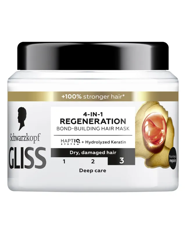 Schwarzkopf Gliss 4-In-1 Regeneration Bond-Building Hair Mask 400 ml