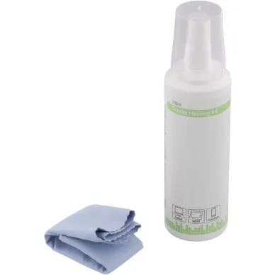 Deltaco Rengöring Kit Display, Micro Fiber Servett, 250ml