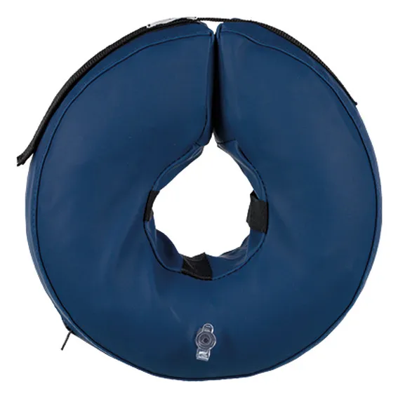 Uppblåsbar hundkrage Trixie S 14-18 cm Blå