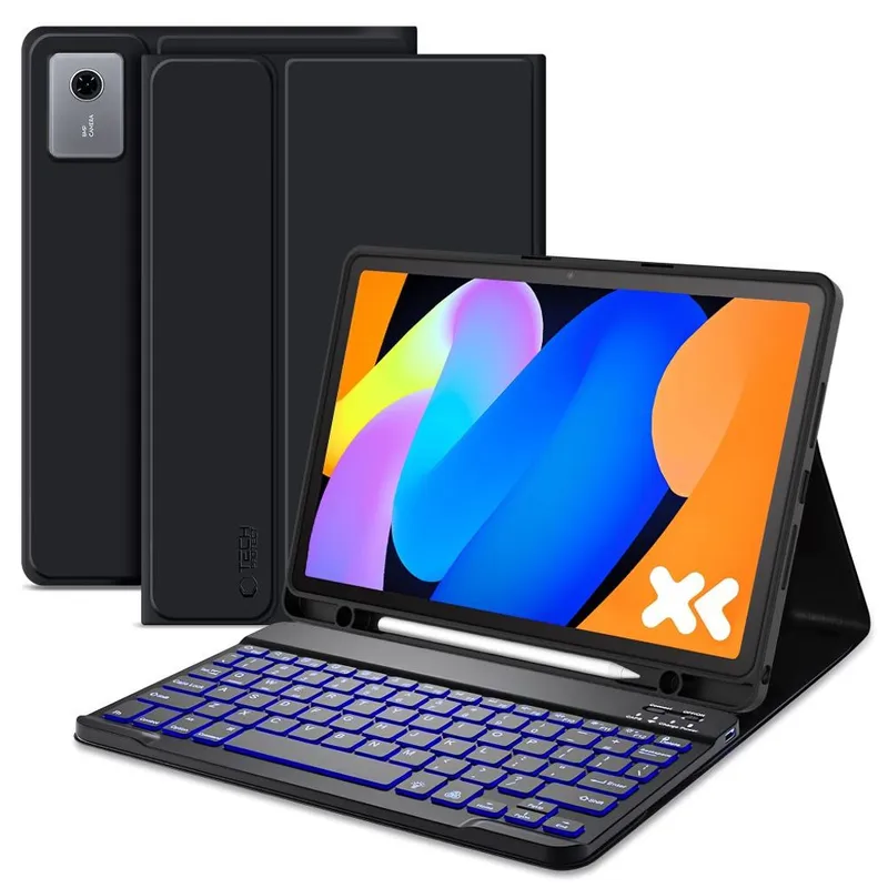 Tech-Protect SC Pen + Keyboard Case for Lenovo Idea Tab 11.0 TB-336 - Black (US International)