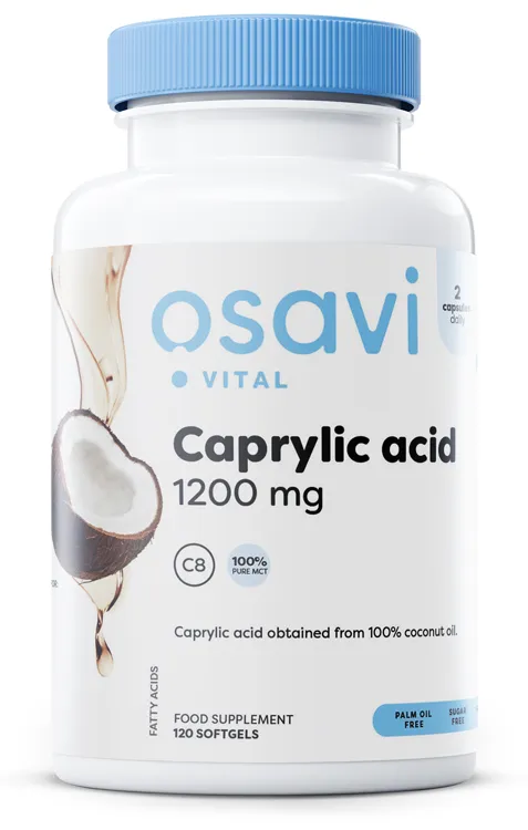 Osavi – Kaprylsyra, 1200 mg – 120 mjukkapslar