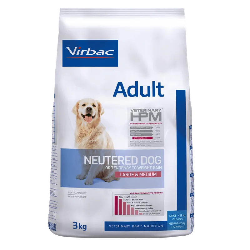 Adult Neutered Hundfoder Large & Medium - 3 kg