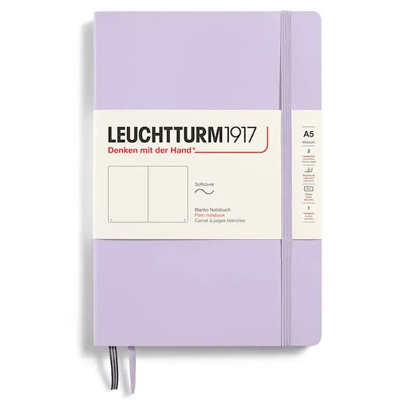 Anteckningsbok A5 Soft Olinjerad Lilac Leuchtturm1917