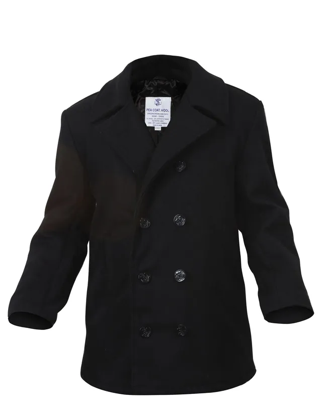 Rothco Ull Peacoat skepparkavaj Svart (#7108)