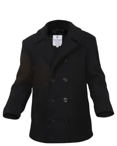 Rothco Ull Peacoat skepparkavaj Svart (#7108)