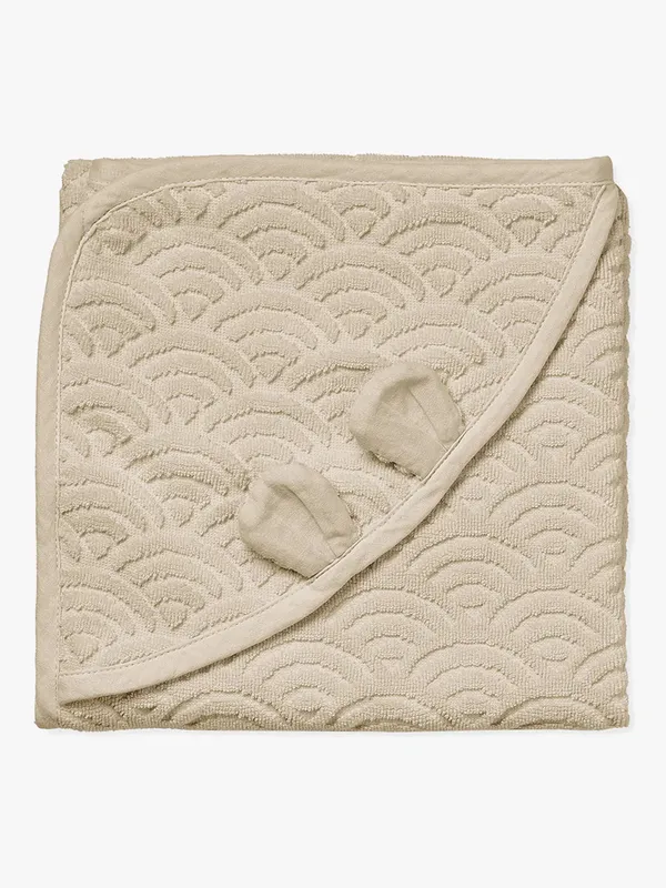 Cam Cam Copenhagen Junior Handduk med Huva, Almond