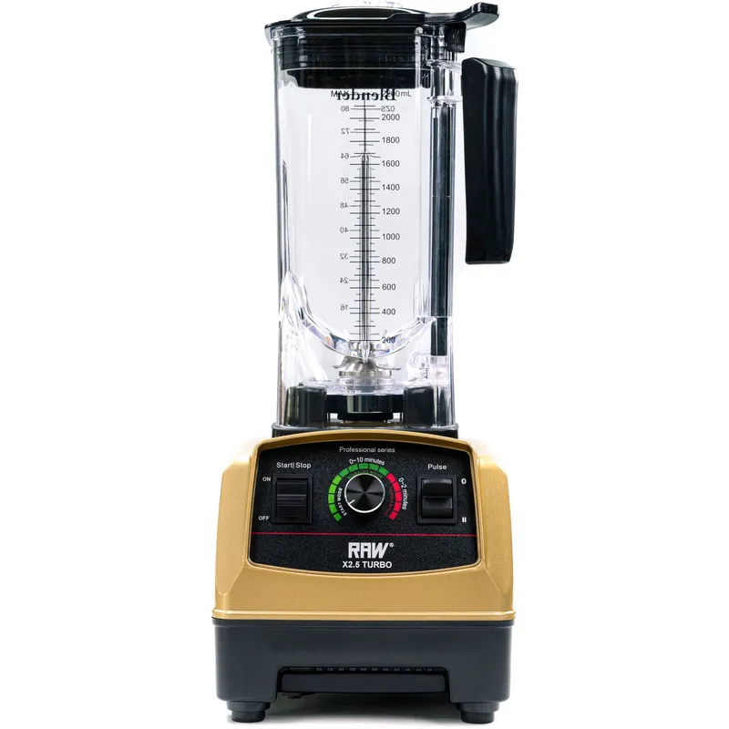 RAW Blender X 2,5 Turbo 2.5HP 2.2L 1800W (Guld)