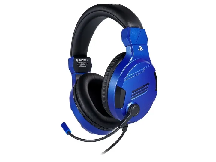 BigBen Interactive PS4 Gaming Headset V3 – Blue – Headset – Sony