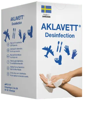 Desinfektionsservetter Aklavett 20 st/fp